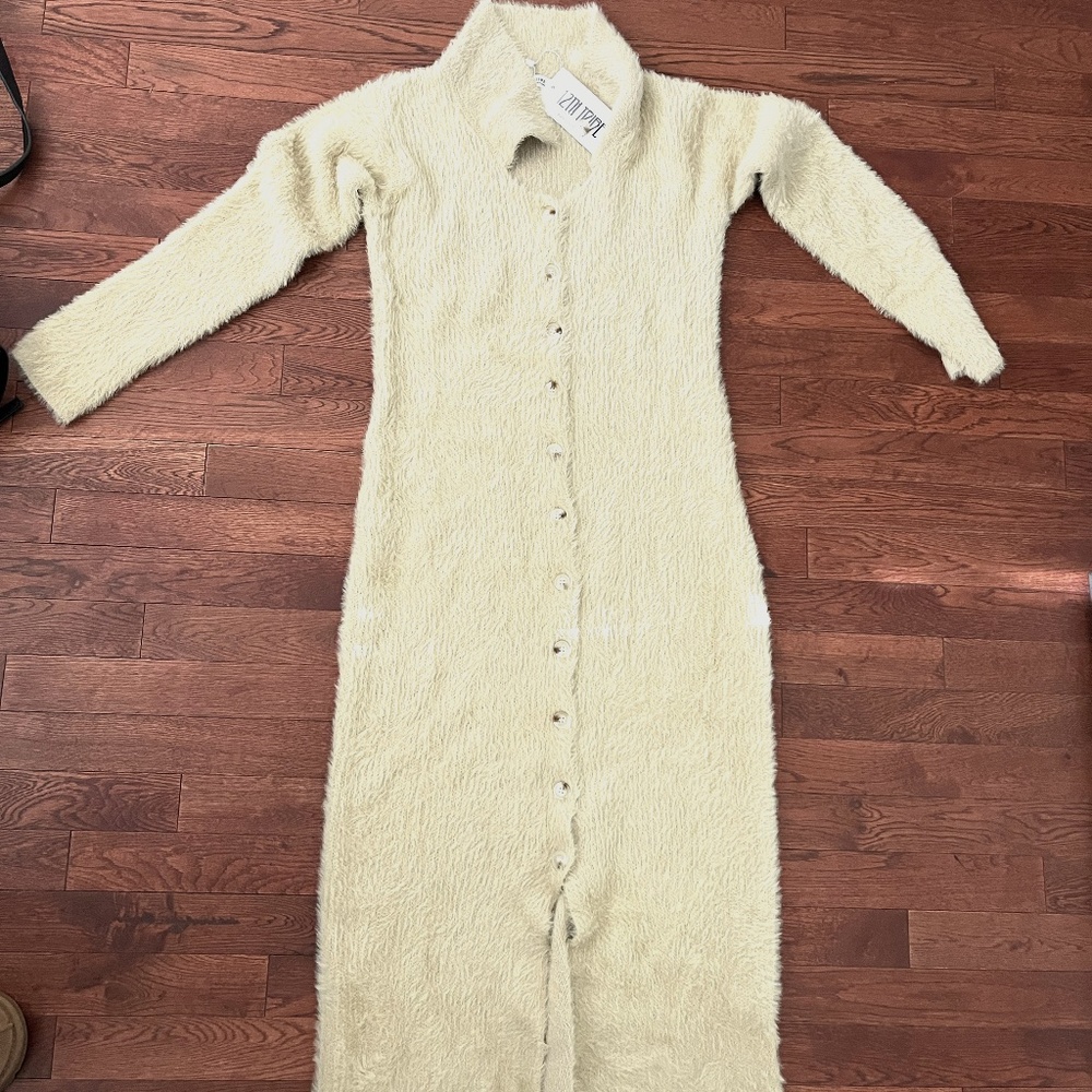 12th Tribe BEIGE KNIT MAXI DRESS
